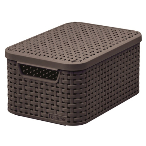 Kast kaanega Style S 6l, tumepruun