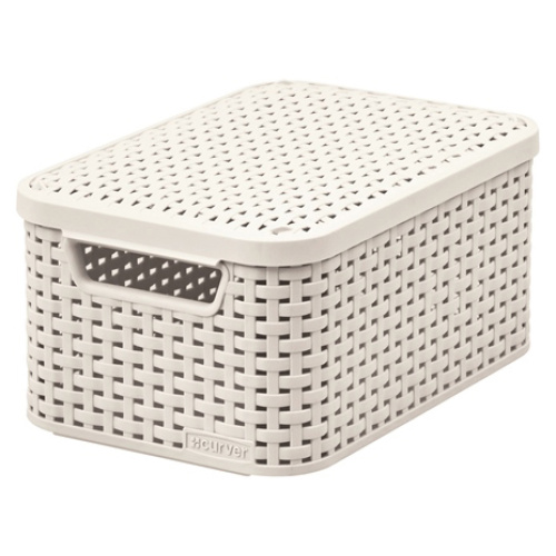 Kast kaanega Style S 6l, valge