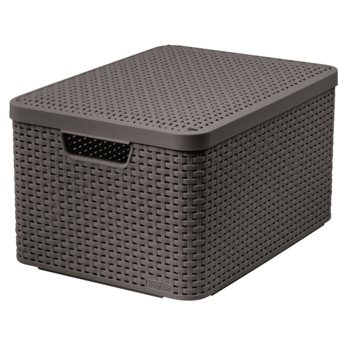 Kast kaanega Style L 30l, hall