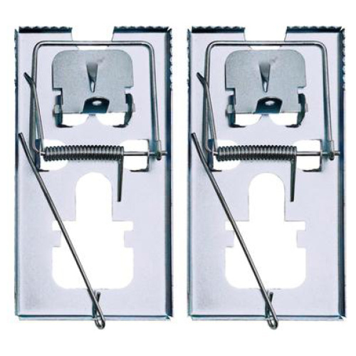 Hiirelõks 2tk, 9,5x5x0,5cm, metall