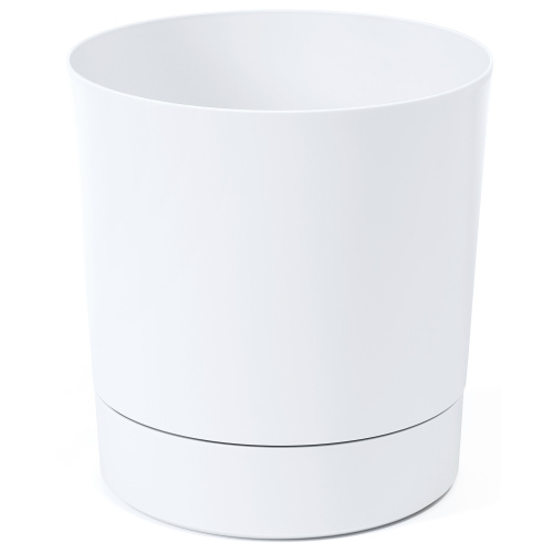 Lillepott Aura alusega d.12/h.13cm, valge