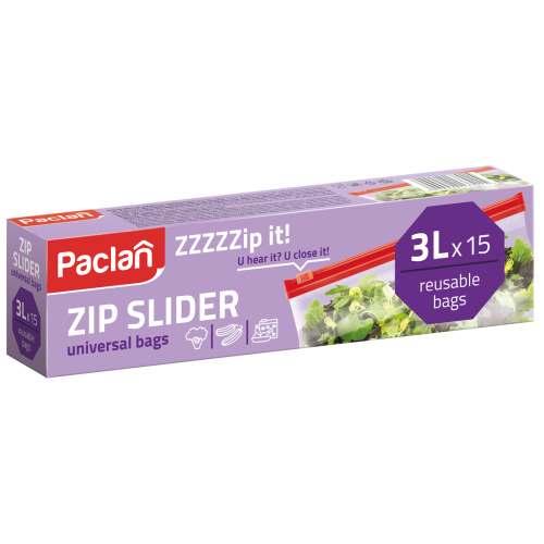 Säilituskotid Zip 3lx15tk