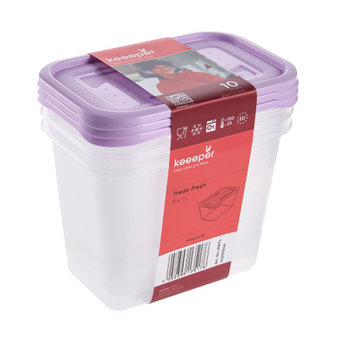 Karbikomplekt Fredo Fresh 3x1l lavendel