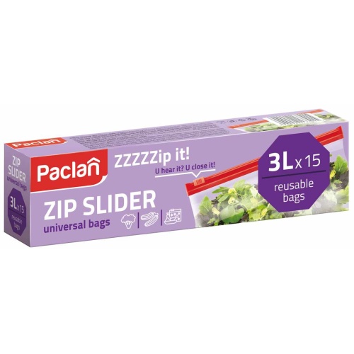 Säilituskotid Zip 3lx15tk