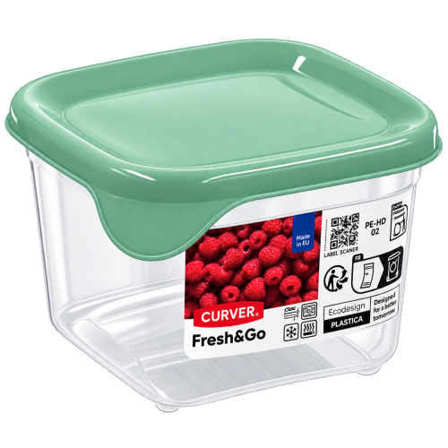 Toidukarp Fresh&Go 0,45L kandiline, roheline