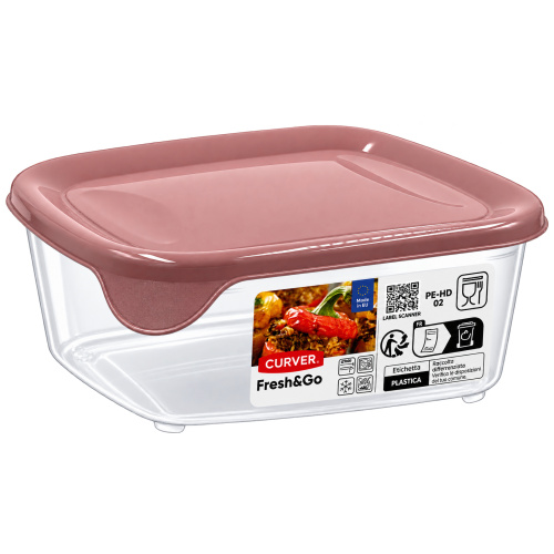 Toidukarp Fresh&Go 1,7L, kandiline, roosa