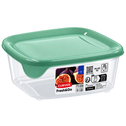 Toidukarp Fresh&Go 1,7L, kandiline, roheline