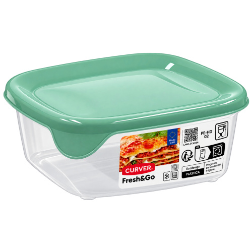 Toidukarp Fresh&Go 0,8L, kandiline, roheline