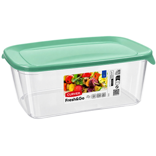 Toidukarp Fresh&Go 3L, piklik, roheline