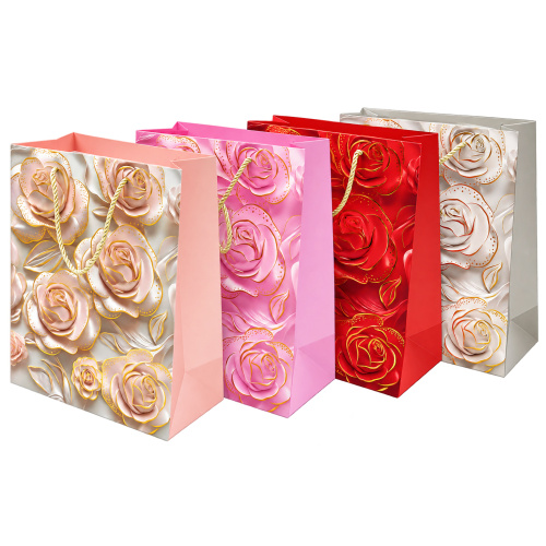 Kinkekott Roos 32x26x12cm, valik