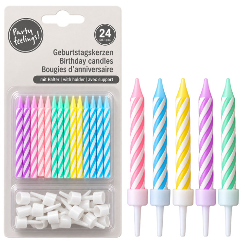 Peoküünal 24tk, 6cm, pastelne